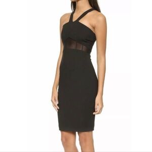 Elizabeth and James Black Brinley Halter Mini Dress size 2